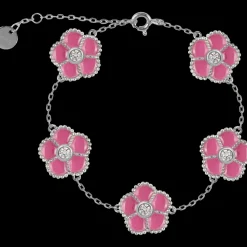 Jacques Lemans Armband "Blumen" Sterlingsilber mit Emaille/Topase Shop