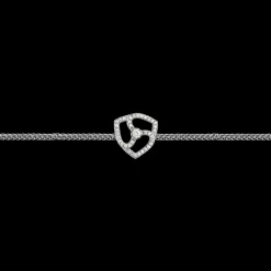 Jacques Lemans Armband Sterlingsilber mit weißen Topas Edelsteinen New