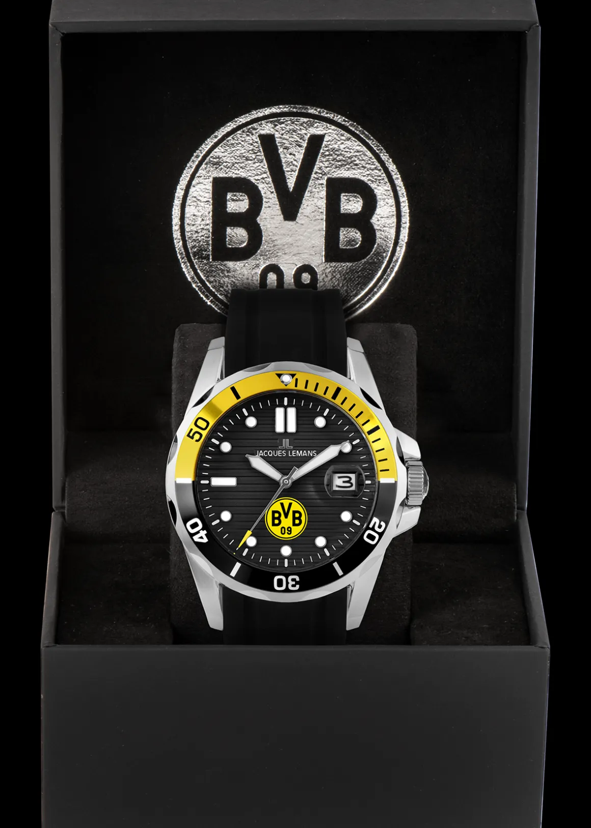 Jacques Lemans Borussia Dortmund BVB-07 Herrenuhr Ø 41,0mm Discount