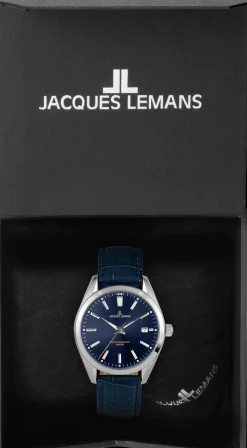 Jacques Lemans Derby 1-1859C Herrenuhr Ø 40,0mm Cheap