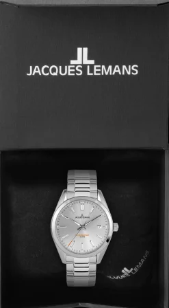 Jacques Lemans Derby 1-1859F Herrenuhr Ø 40,0mm Hot
