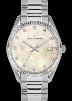 Jacques Lemans Derby 50-4H Damenuhr Ø 34,0mm Best Sale