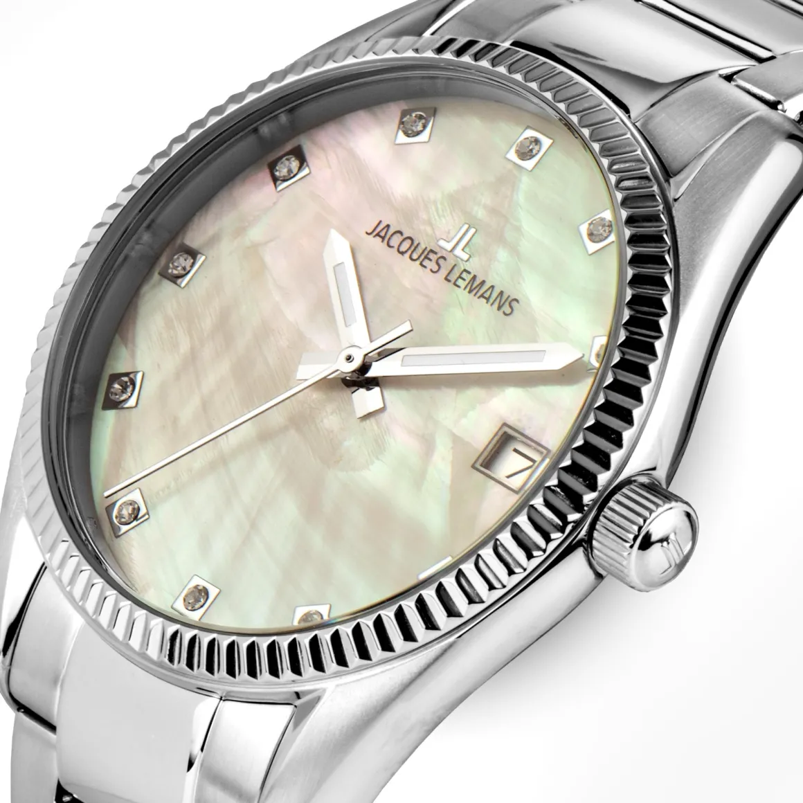 Jacques Lemans Derby 50-4H Damenuhr Ø 34,0mm Best Sale