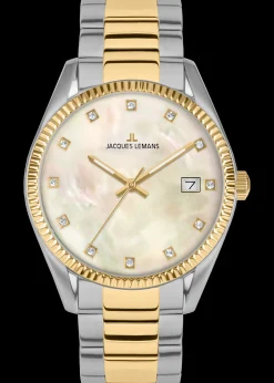 Jacques Lemans Derby 50-4L Damenuhr Ø 34,0mm New