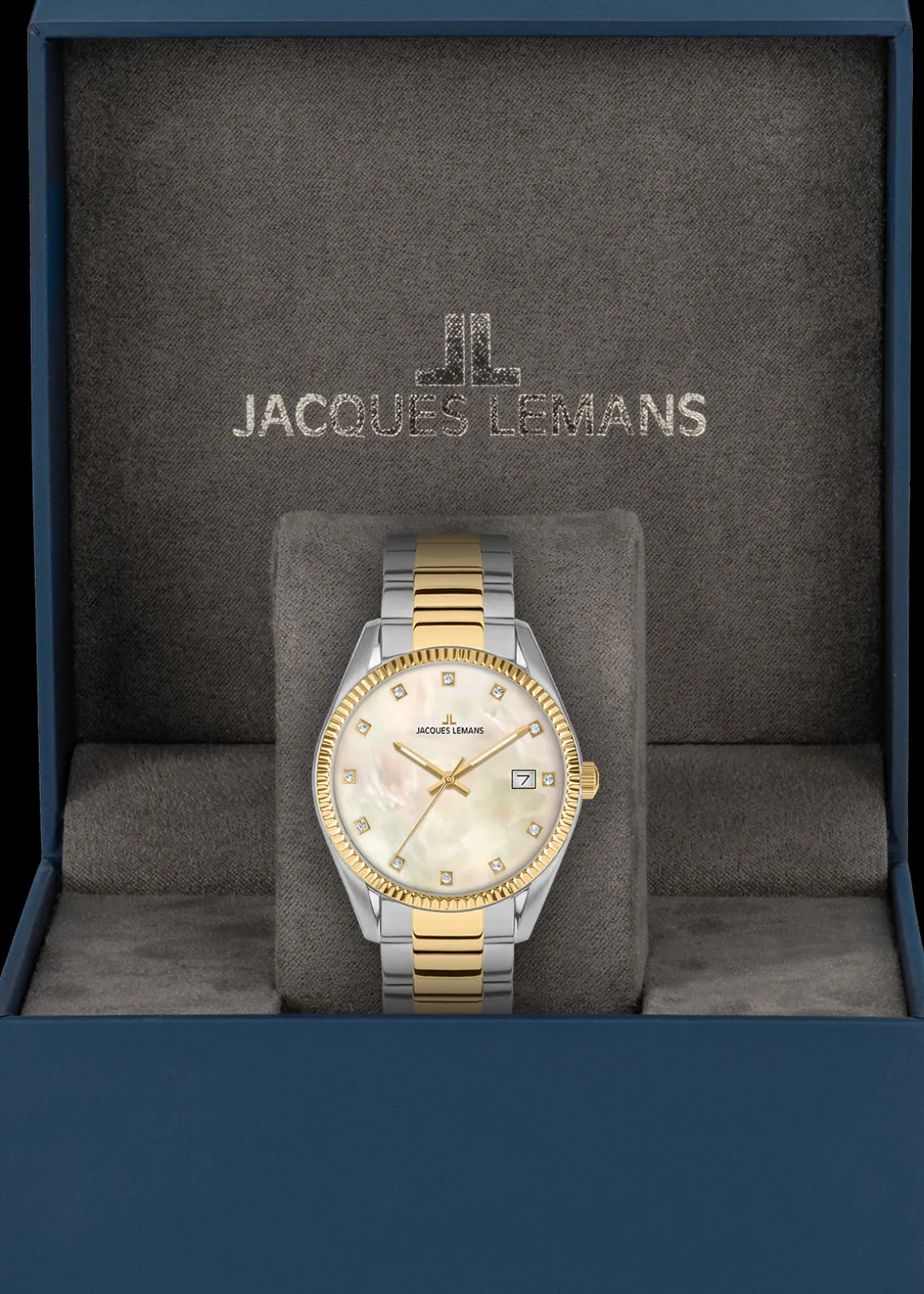 Jacques Lemans Derby 50-4L Damenuhr Ø 34,0mm New