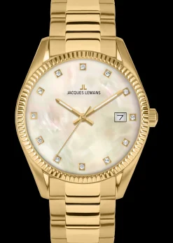 Jacques Lemans Derby 50-4O Damenuhr Ø 34,0mm New