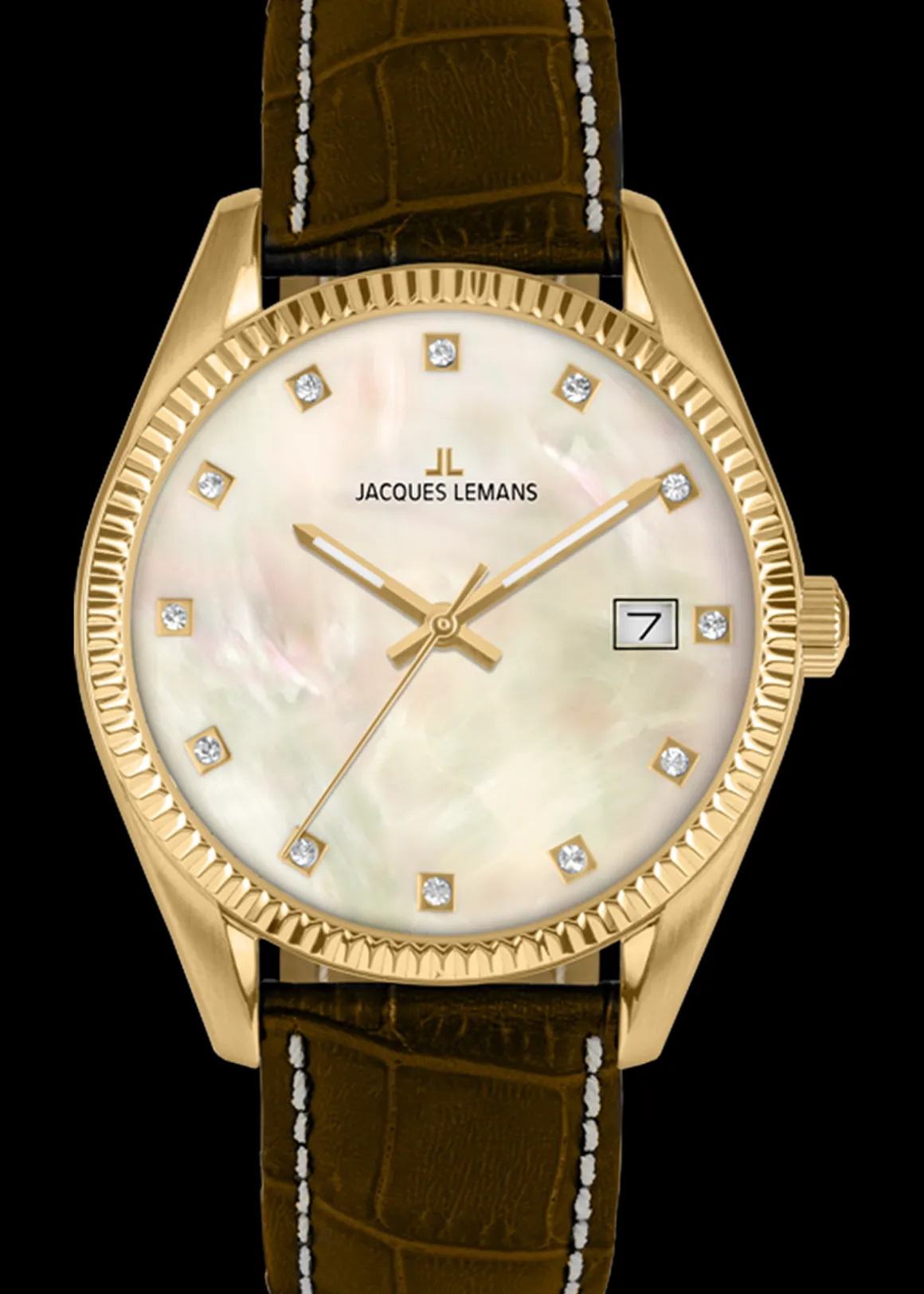 Jacques Lemans Derby 50-4Y Damenuhr Ø 34,0mm Best