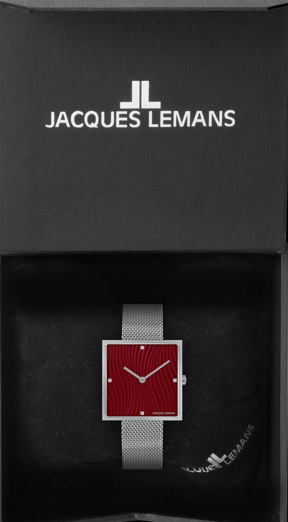 Jacques Lemans Design Collection 1-2094B Damenuhr Ø 30x30mm Fashion