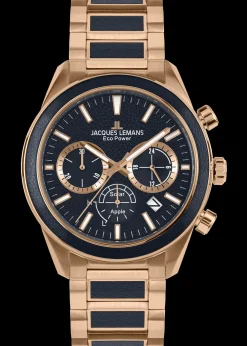 Jacques Lemans Eco Power 1-2115H Herrenuhr Ø 44,0mm New