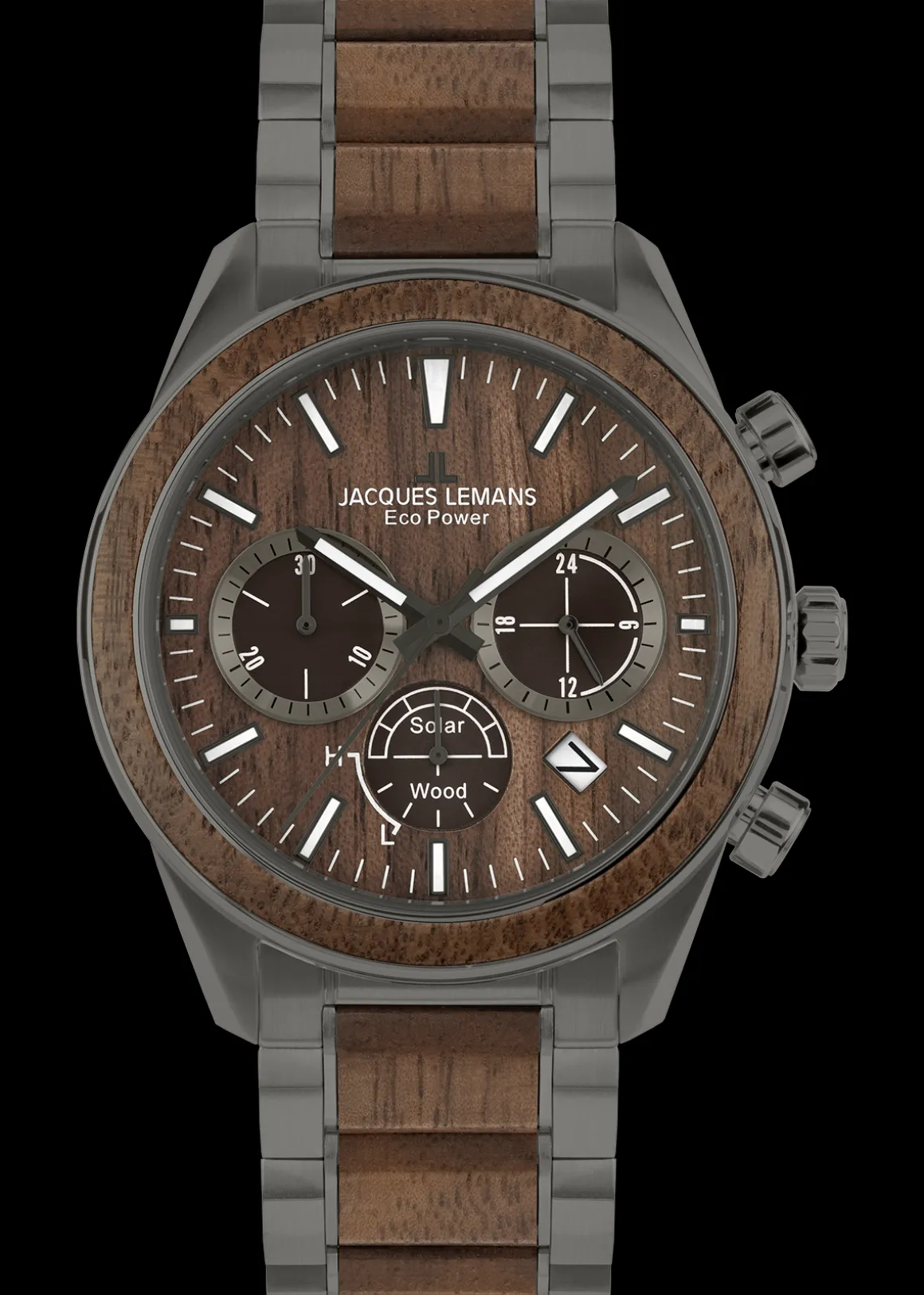 Jacques Lemans Eco Power 1-2115K Herrenuhr Ø 44,0mm Fashion