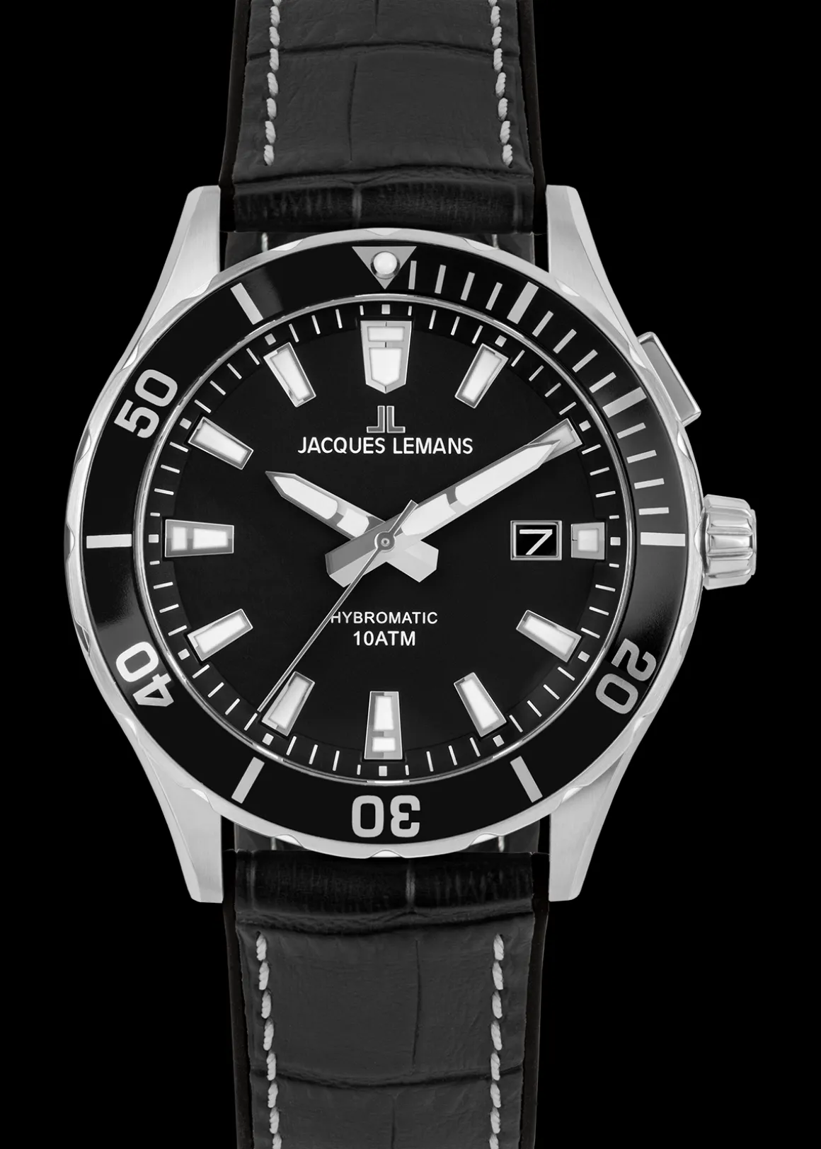 Jacques Lemans Hybromatic 1-2131A Herrenuhr Ø 43,0mm Flash Sale