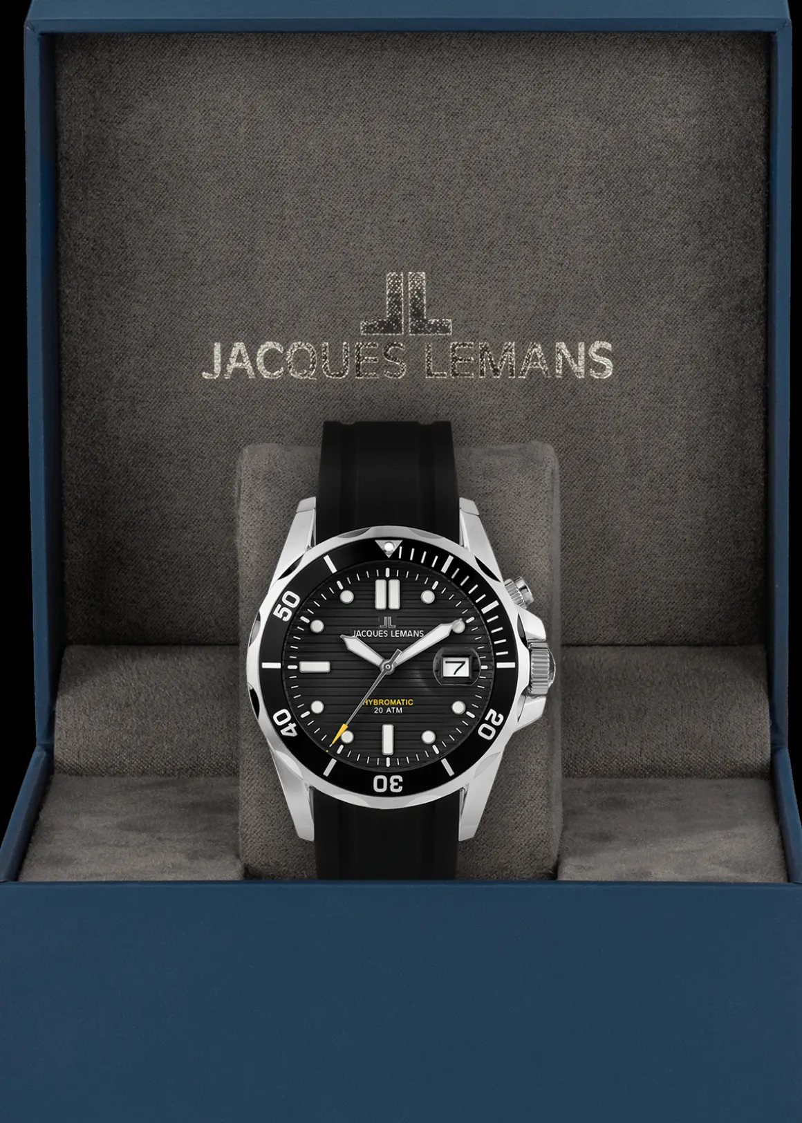 Jacques Lemans Hybromatic 1-2170A Herrenuhr Ø 41,0mm New