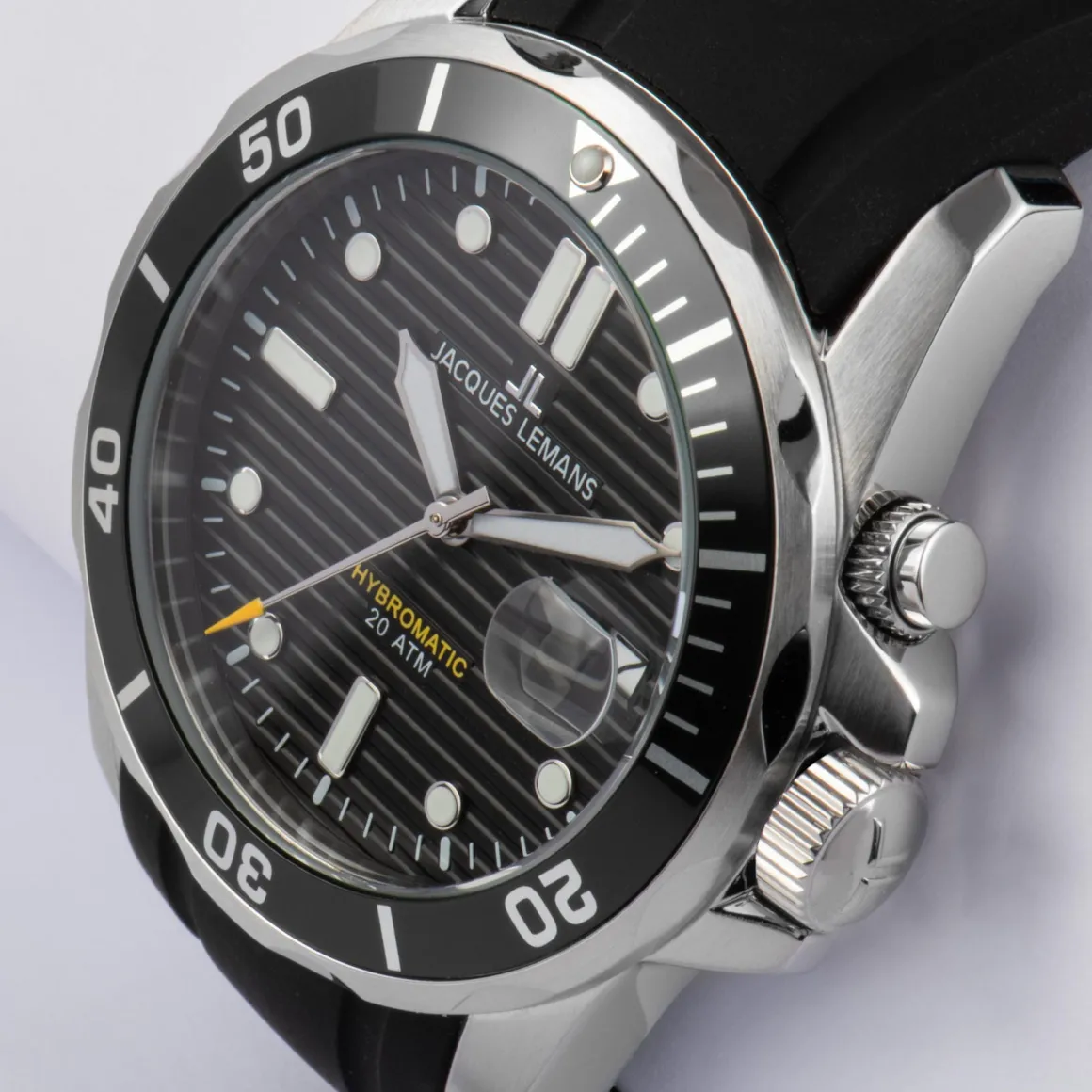 Jacques Lemans Hybromatic 1-2170A Herrenuhr Ø 41,0mm New