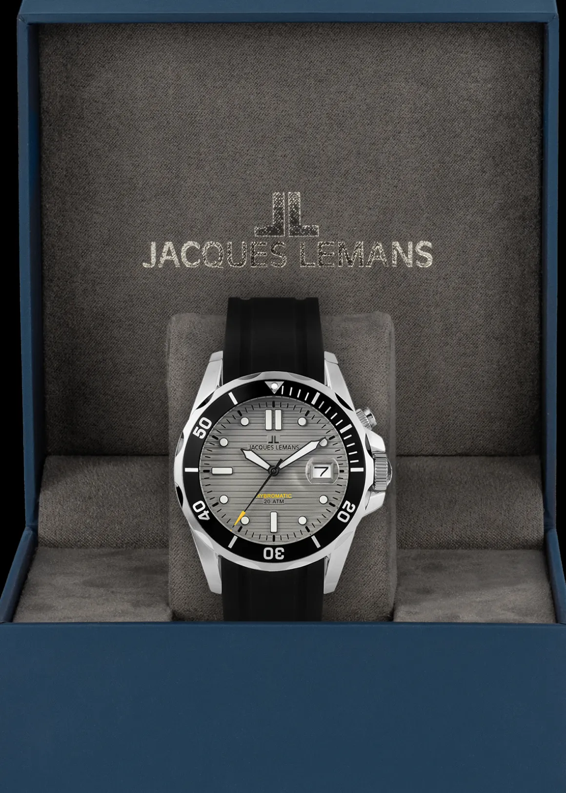 Jacques Lemans Hybromatic 1-2170B Herrenuhr Ø 41,0mm New