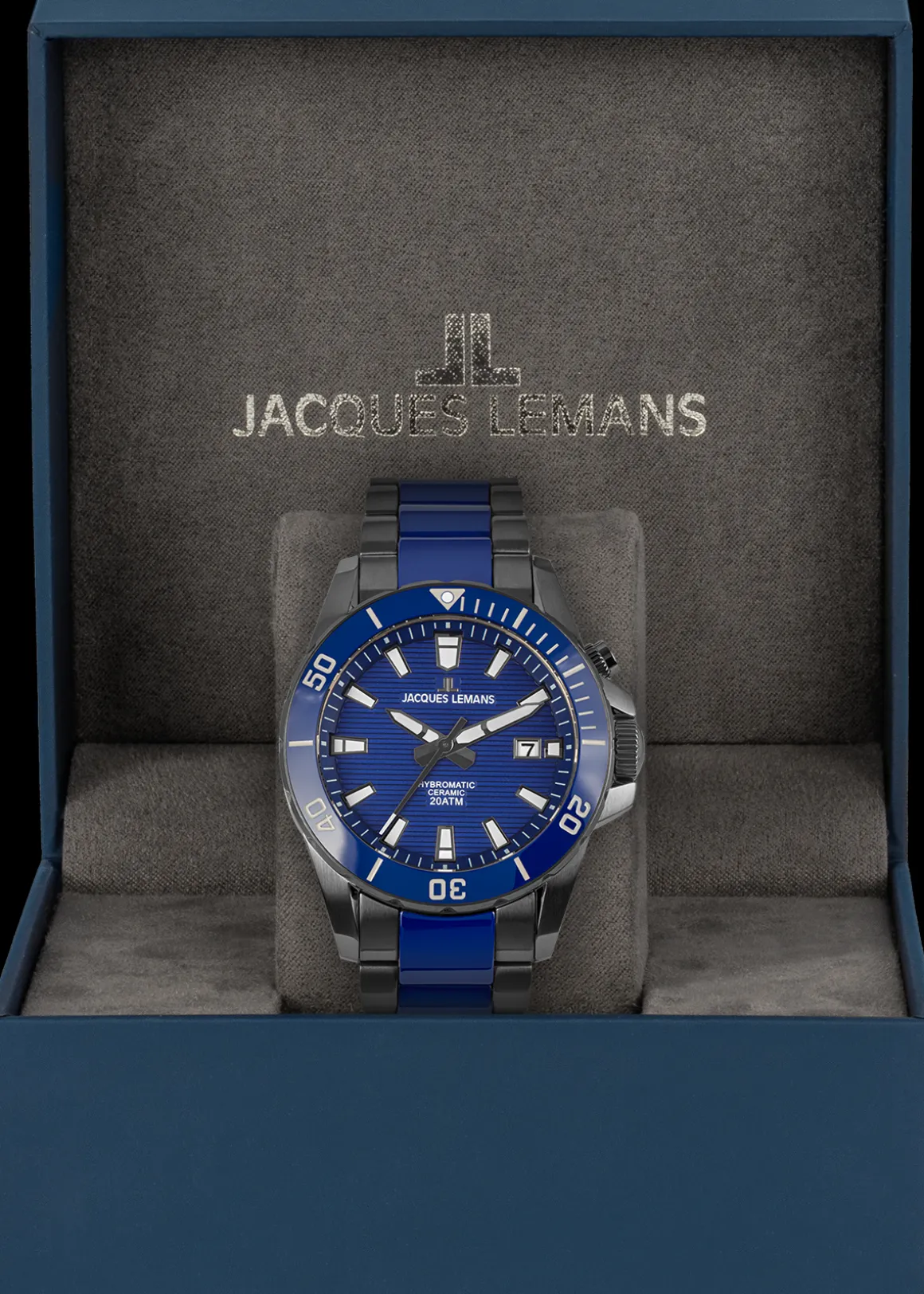 Jacques Lemans Hybromatic 1-2222C Herrenuhr Ø 42,0mm Best Sale
