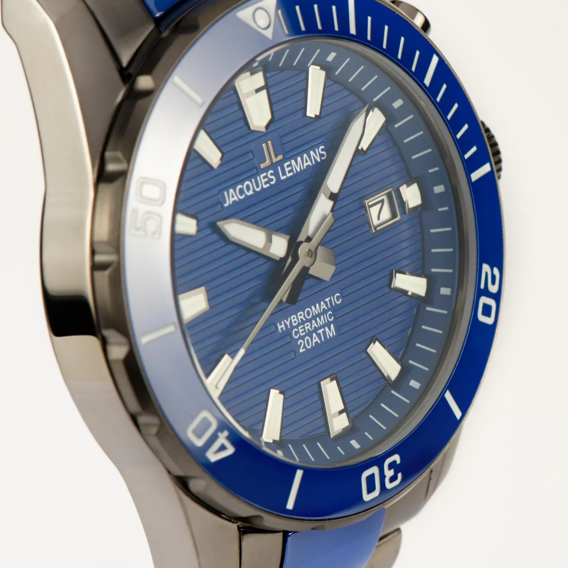 Jacques Lemans Hybromatic 1-2222C Herrenuhr Ø 42,0mm Best Sale