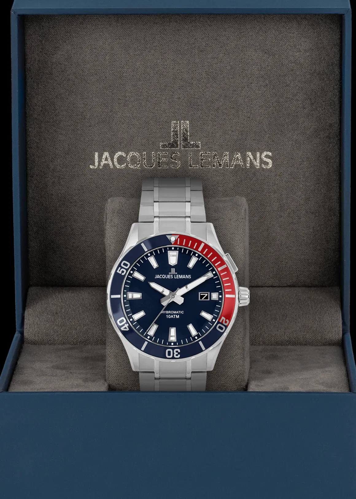 Jacques Lemans Hybromatic 1-2131E Herrenuhr Ø 43,0mm Best