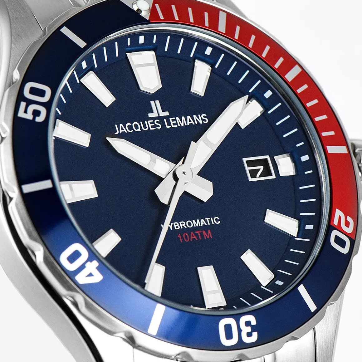 Jacques Lemans Hybromatic 1-2131E Herrenuhr Ø 43,0mm Best