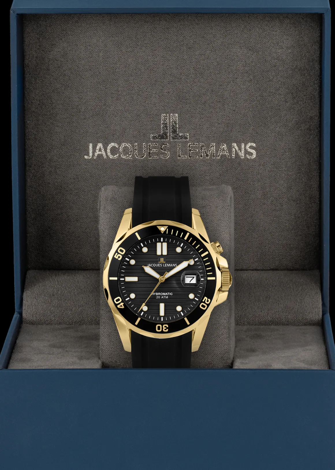 Jacques Lemans Hybromatic 1-2170F Herrenuhr Ø 41,0mm New