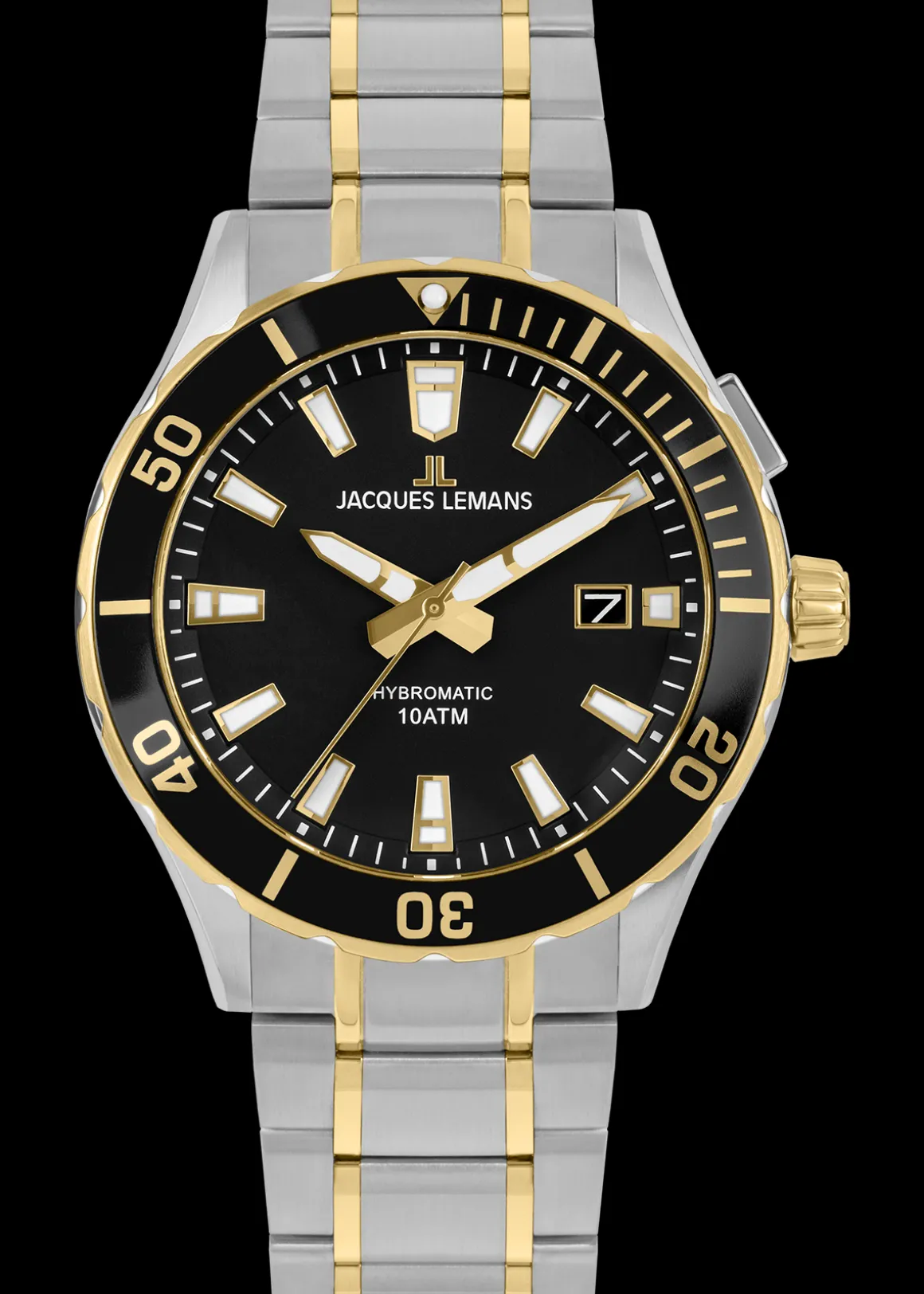 Jacques Lemans Hybromatic 1-2131F Herrenuhr Ø 43,0mm Hot