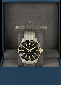 Jacques Lemans Hybromatic 1-2131F Herrenuhr Ø 43,0mm Hot
