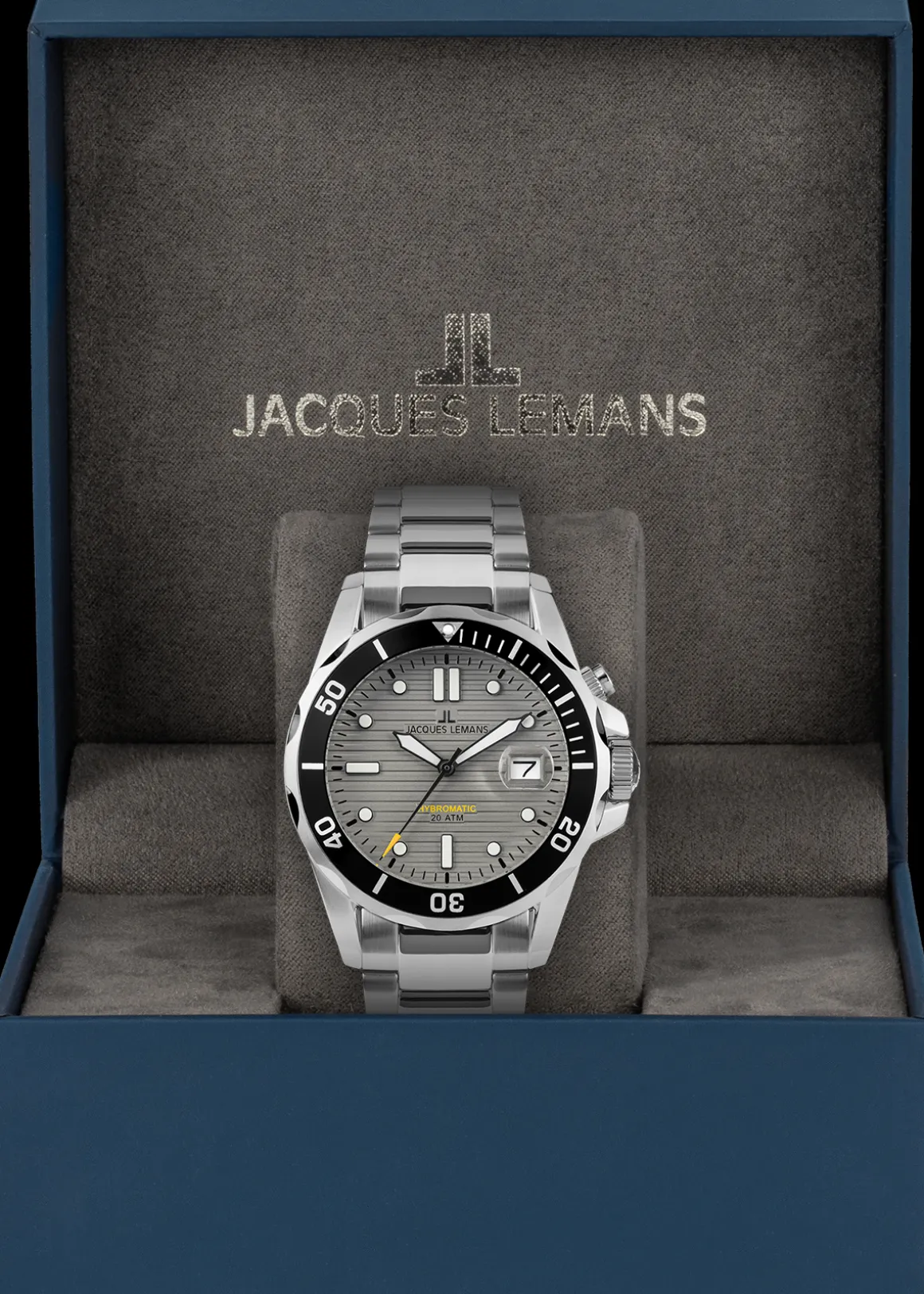 Jacques Lemans Hybromatic 1-2170H Herrenuhr Ø 41,0mm Best Sale