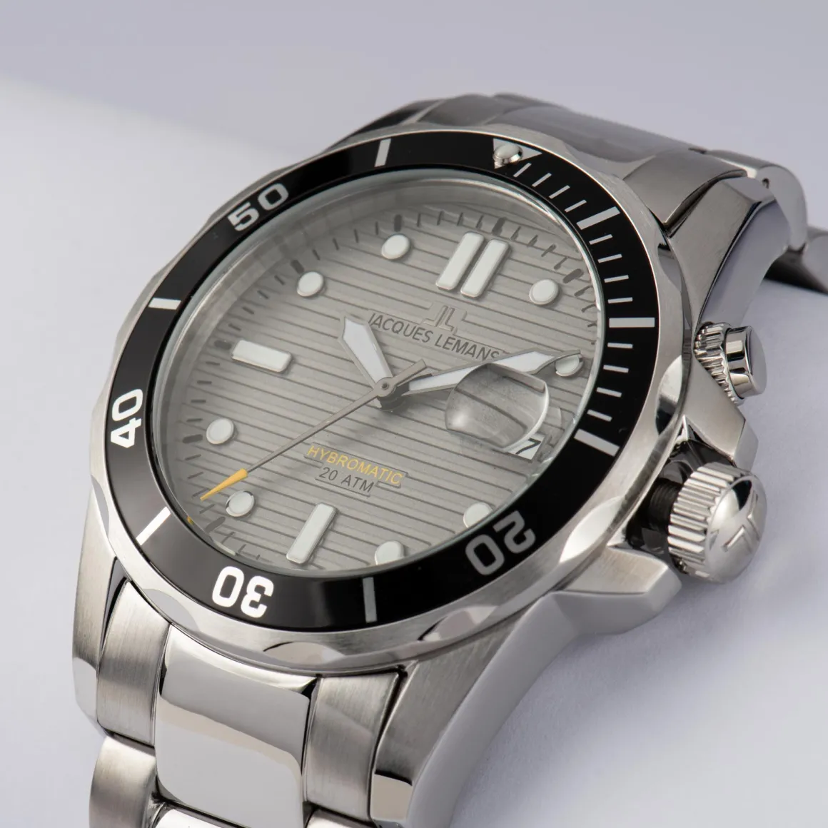 Jacques Lemans Hybromatic 1-2170H Herrenuhr Ø 41,0mm Best Sale