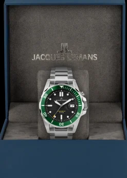 Jacques Lemans Hybromatic 1-2170K Herrenuhr Ø 41,0mm New
