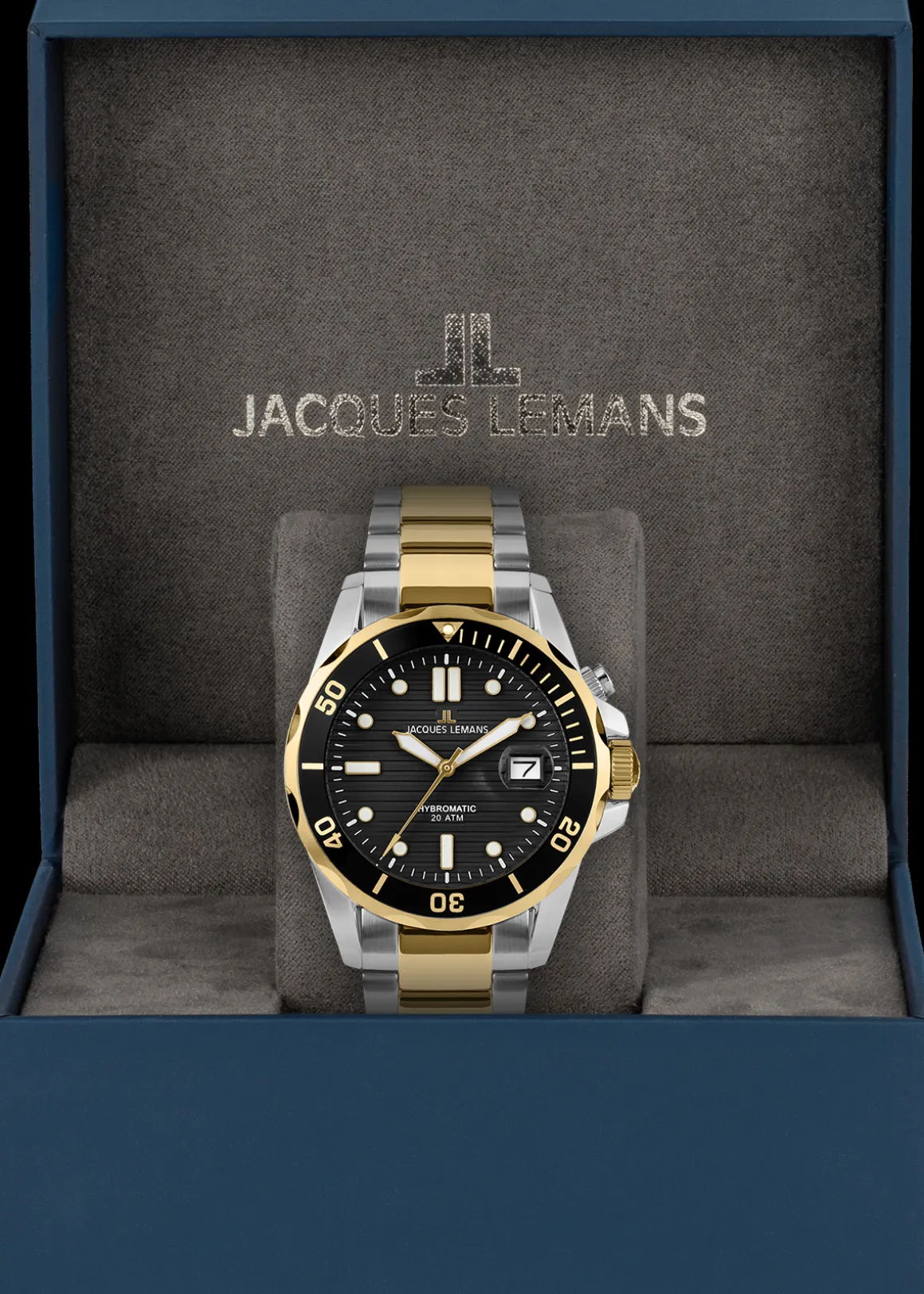 Jacques Lemans Hybromatic 1-2170L Herrenuhr Ø 41,0mm Cheap