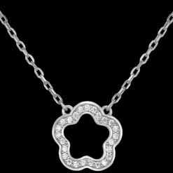Jacques Lemans Kette "Blume" Sterlingsilber mit Topasen Fashion
