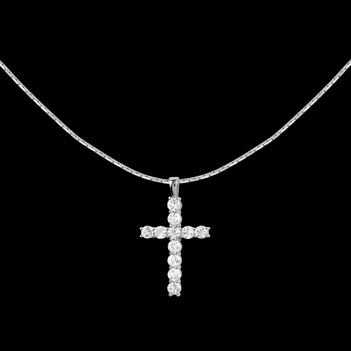 Jacques Lemans Kette Sterlingsilber mit White Topaz New