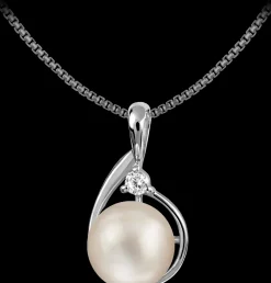 Jacques Lemans Kette Sterlingsilber mit Perle Cheap