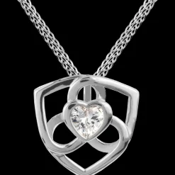 Jacques Lemans Kette Sterlingsilber mit weißen Topas Edelsteinen Store