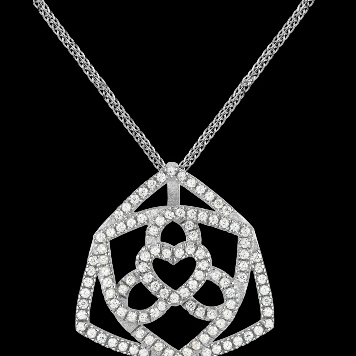 Jacques Lemans Kette Sterlingsilber mit weißen Topas Edelsteinen Shop
