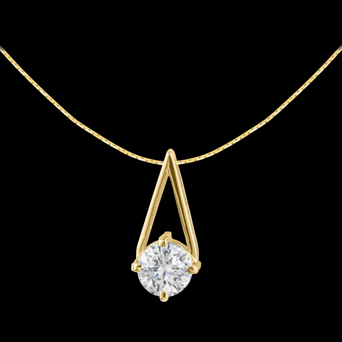 Jacques Lemans Kette Sterlingsilber vergoldet mit White Topaz Cheap