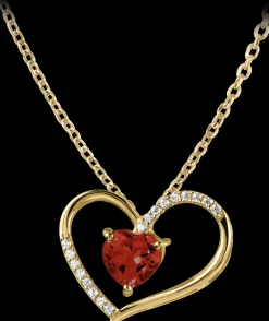 Jacques Lemans Kette Sterlingsilber vergoldet mit Topaz Cheap