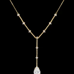 Jacques Lemans Kette Sterlingsilber vergoldet mit Topasen Discount