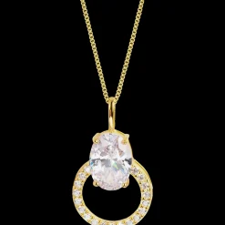 Jacques Lemans Kette Sterlingsilber vergoldet mit Topasen Best