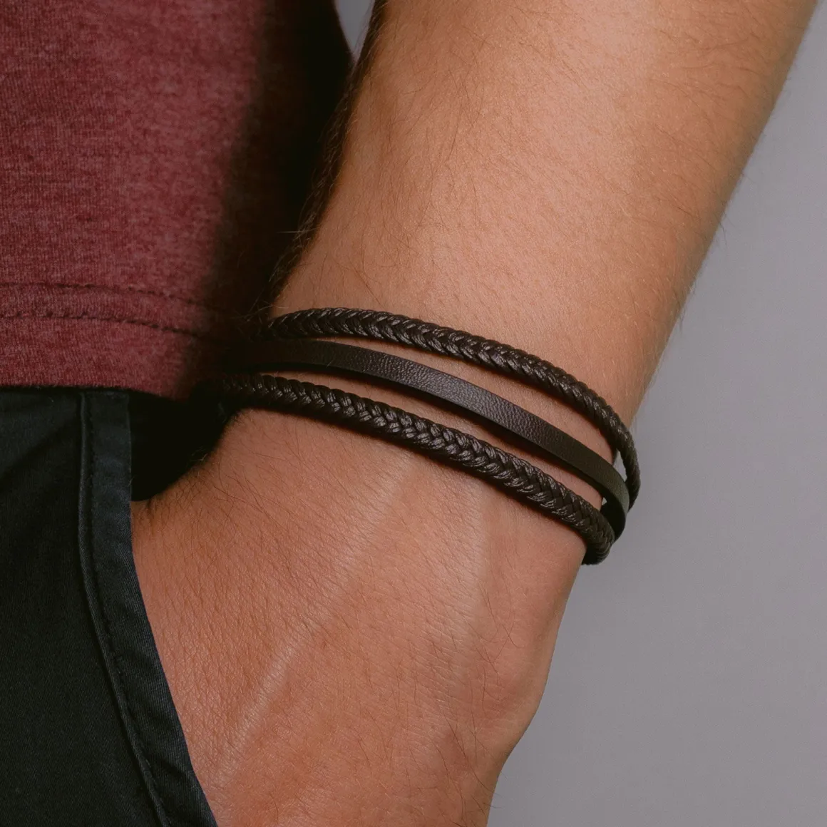 Jacques Lemans Lederarmband Hot