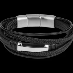 Jacques Lemans Lederarmband Outlet