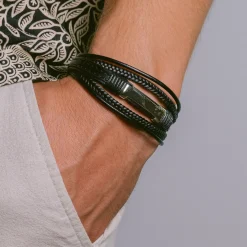 Jacques Lemans Lederarmband Outlet