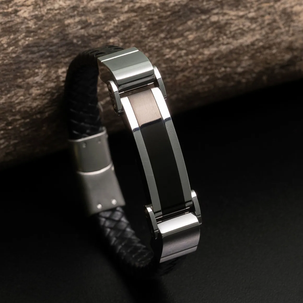 Jacques Lemans Lederarmband mit Ceramic Cheap