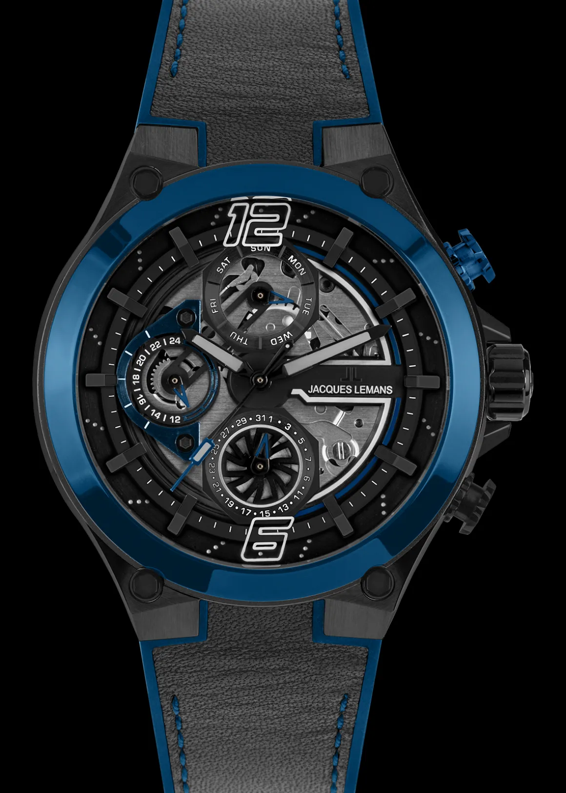 Jacques Lemans Manchester 1-2150B Herrenuhr Ø 44,0mm Hot