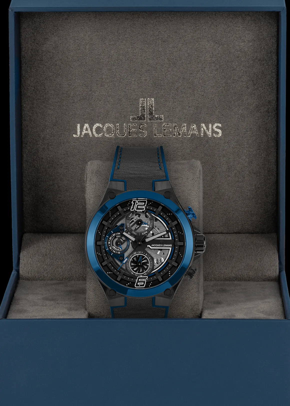 Jacques Lemans Manchester 1-2150B Herrenuhr Ø 44,0mm Hot