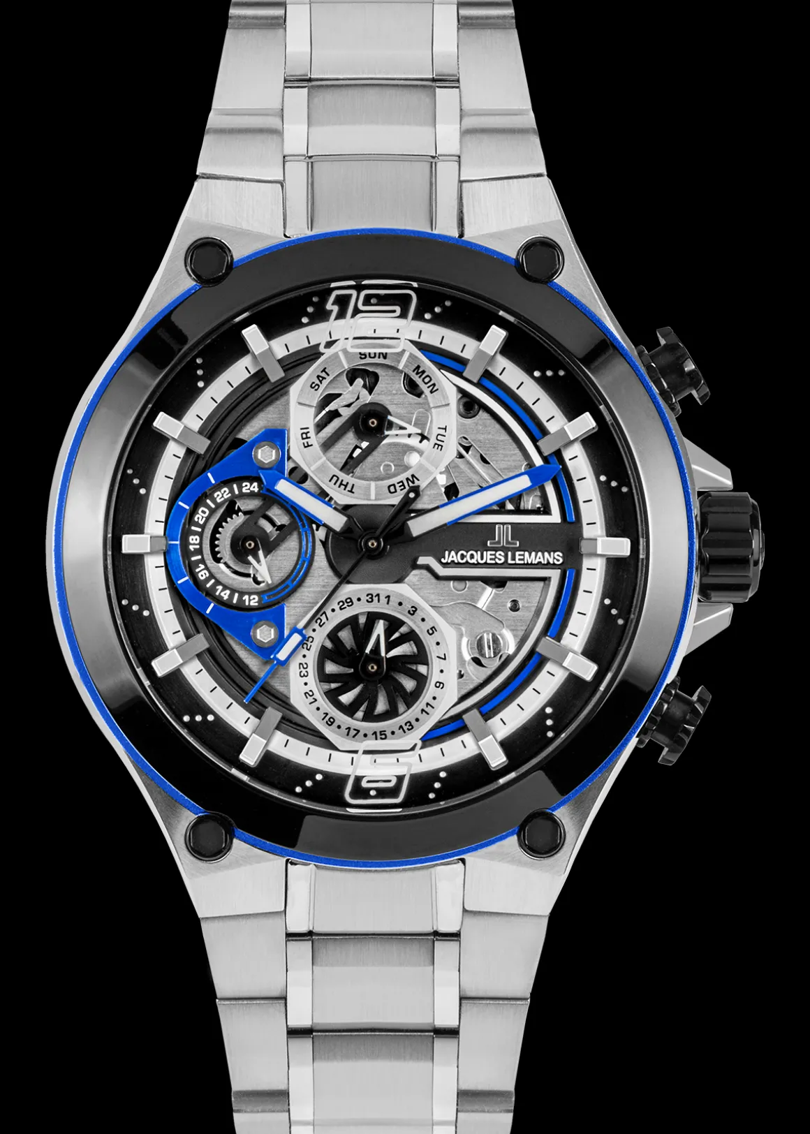 Jacques Lemans Manchester 1-2150D Herrenuhr Ø 44,0mm Best