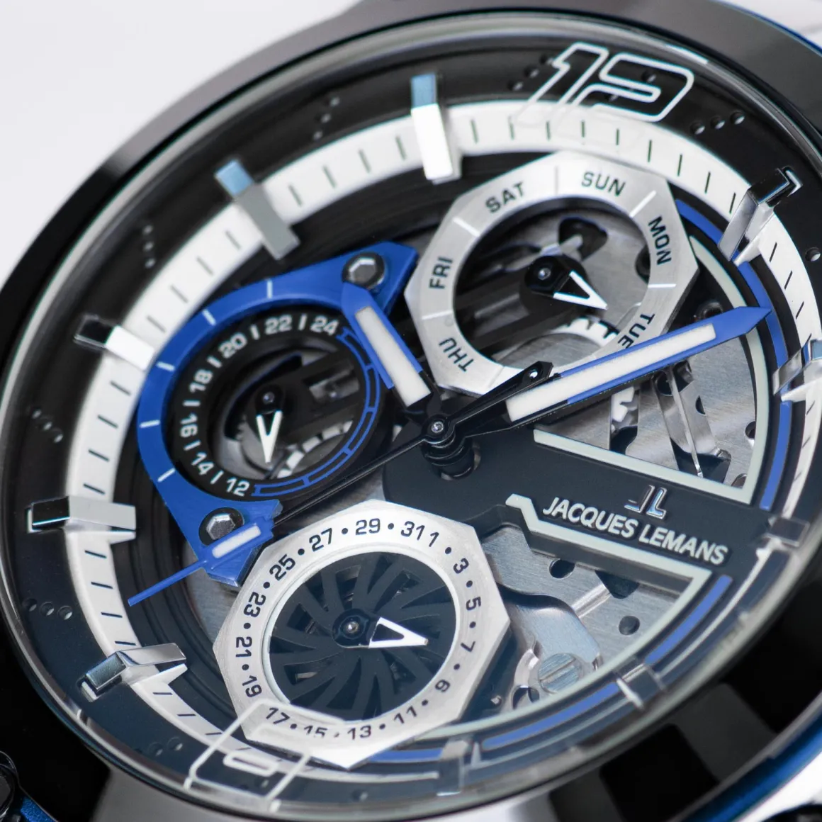 Jacques Lemans Manchester 1-2150D Herrenuhr Ø 44,0mm Best