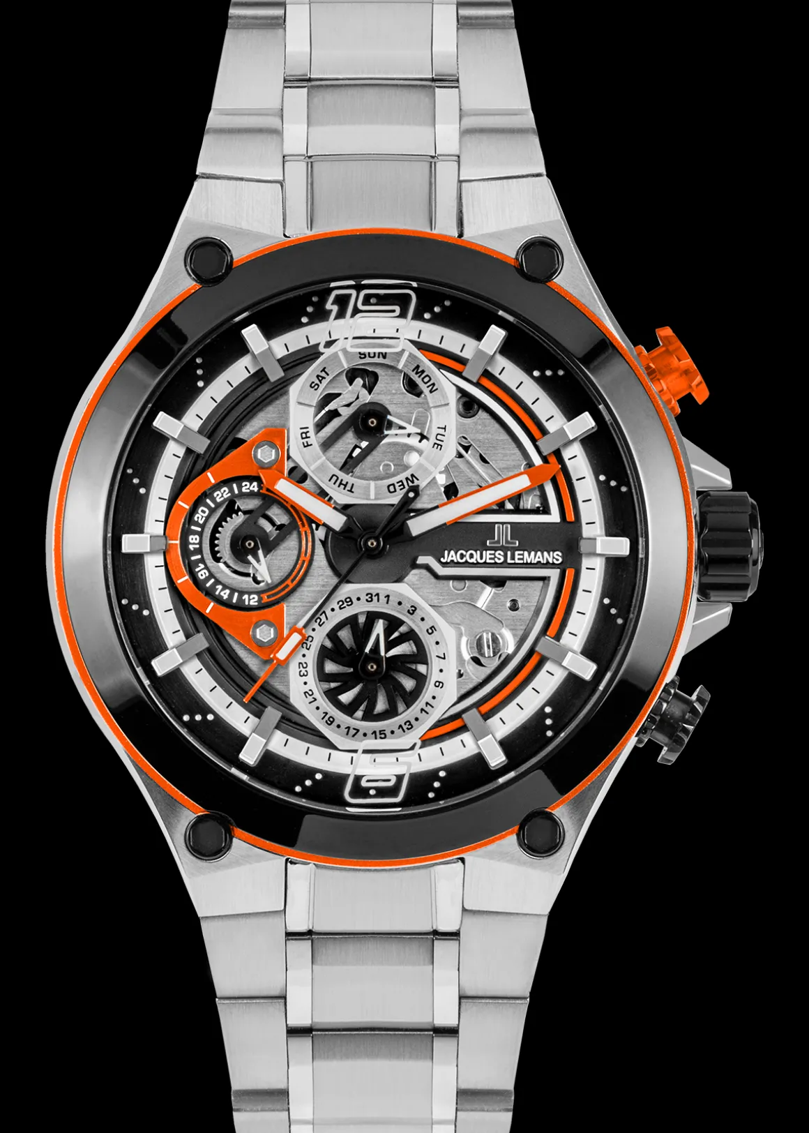 Jacques Lemans Manchester 1-2150E Herrenuhr Ø 44,0mm New