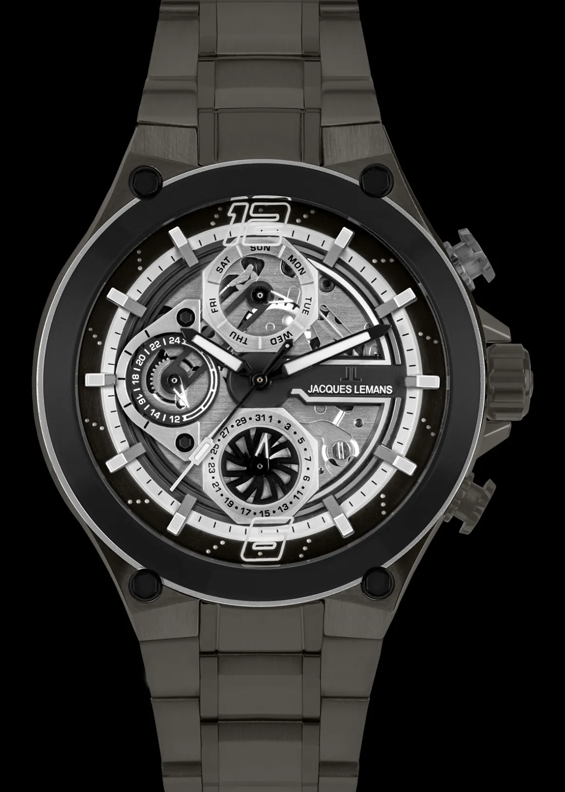 Jacques Lemans Manchester 1-2150F Herrenuhr Ø 44,0mm Hot