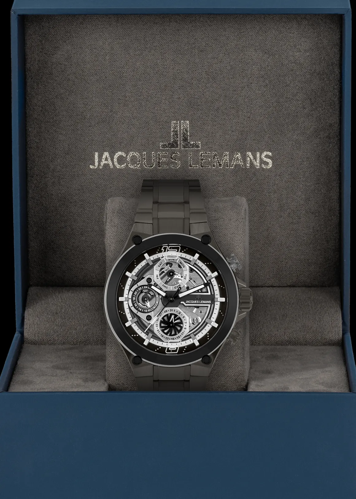 Jacques Lemans Manchester 1-2150F Herrenuhr Ø 44,0mm Hot
