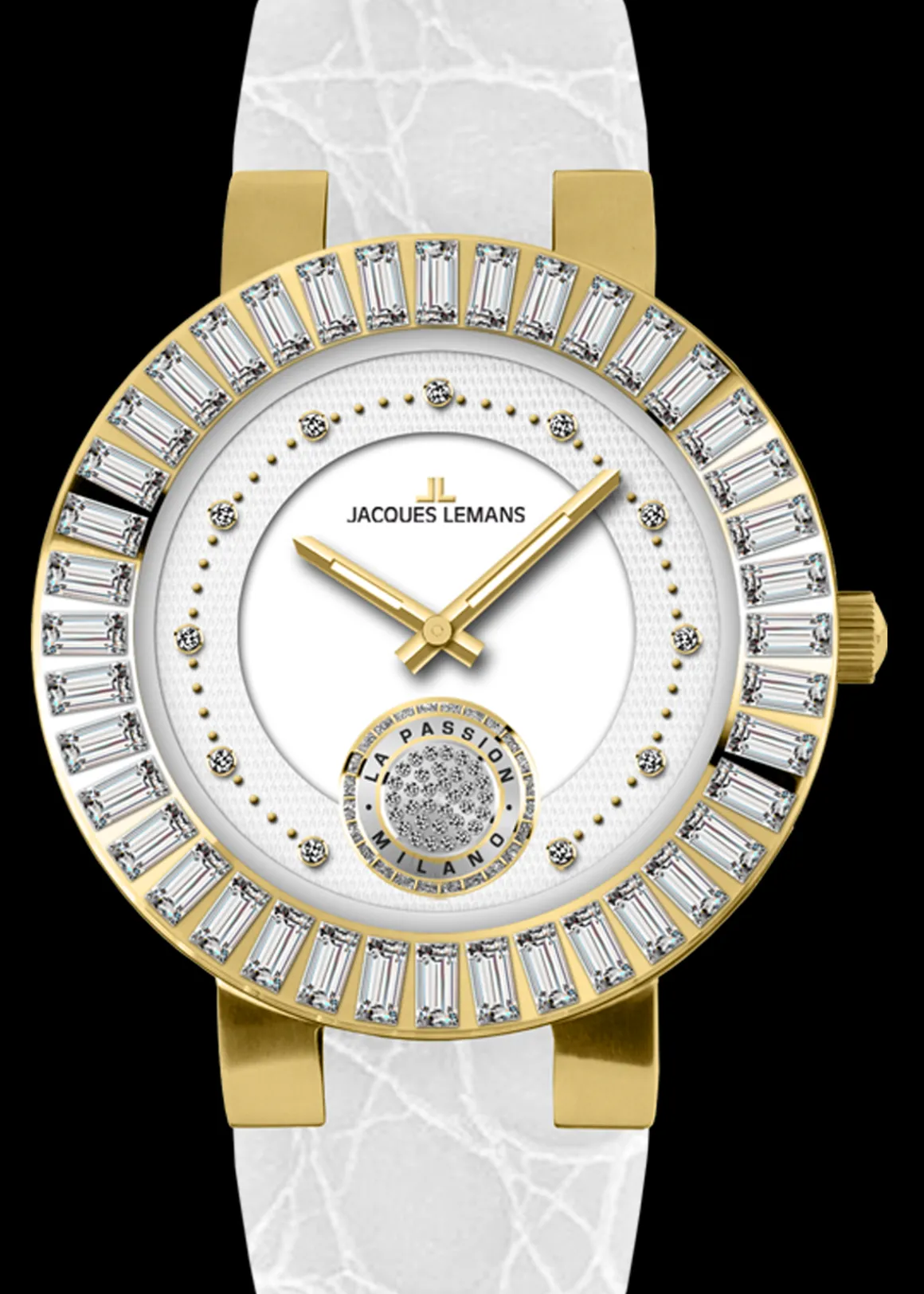 Jacques Lemans Milano 1-1683C Damenuhr Ø 40,0mm New